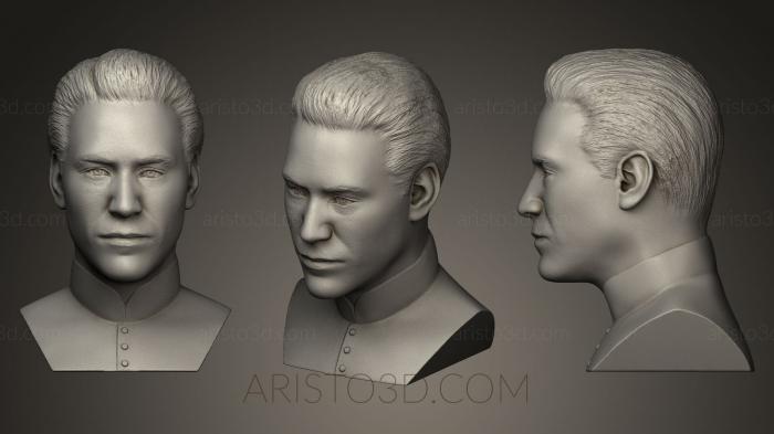 Busts and bas-reliefs of famous people (BUSTC_0458) 3D model for CNC machine